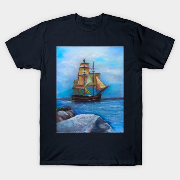 sailboat T-Shirt by reyhanartstudio